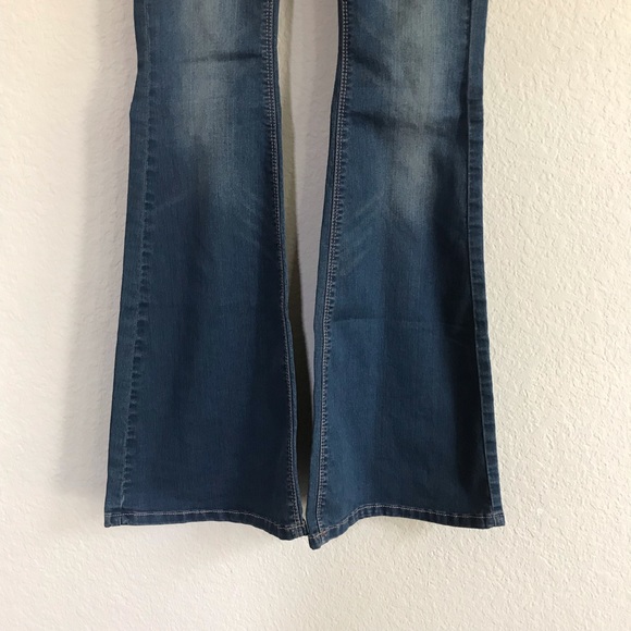 NWOT Free People Penny Pull On Flare Jeans - Picture 4 of 7